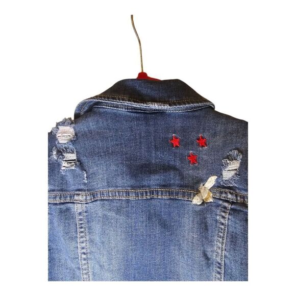 ADRIANO GOLDSCHMIED AG Kids Embroidered Jean Jacket - Size Medium - Picture 5 of 9